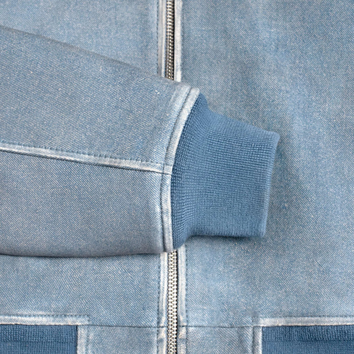 Major League Jacket | Blue Textured