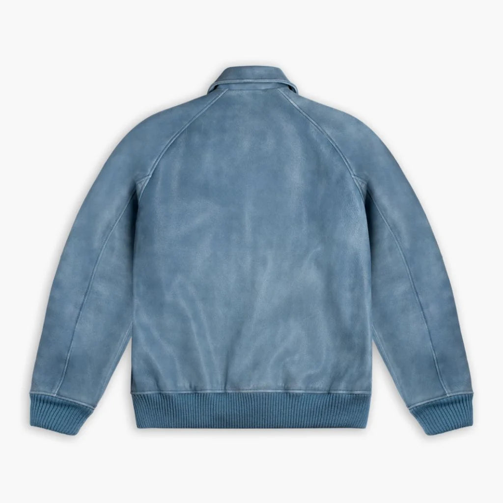 Major League Jacket | Blue Textured