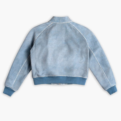 Major League Jacket | Blue Textured