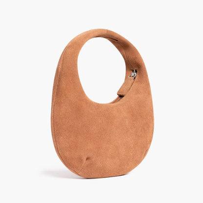 Mini Crescent | Tan Suede