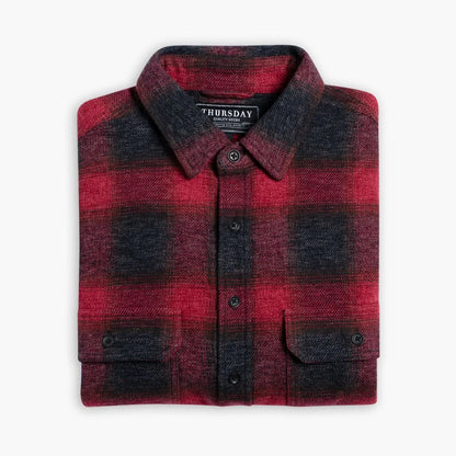 Summit Flannel Shirt | Red