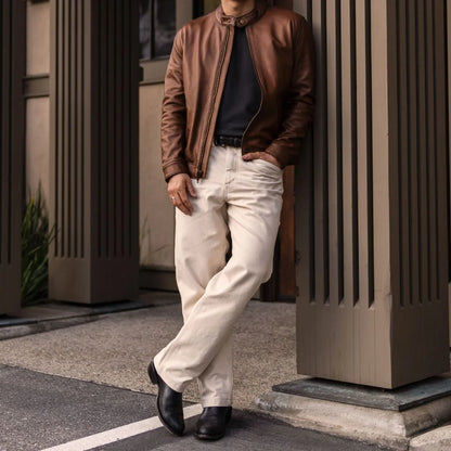 Racer Jacket | Brandy