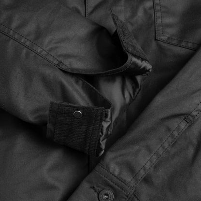Waxed Canvas Field Jacket | Black