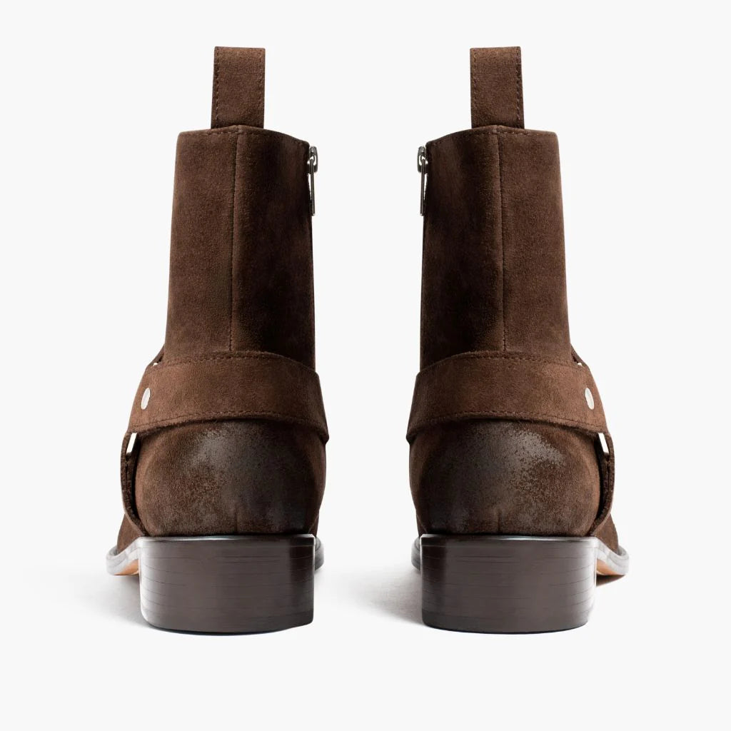 Harness | Dark Brown Suede