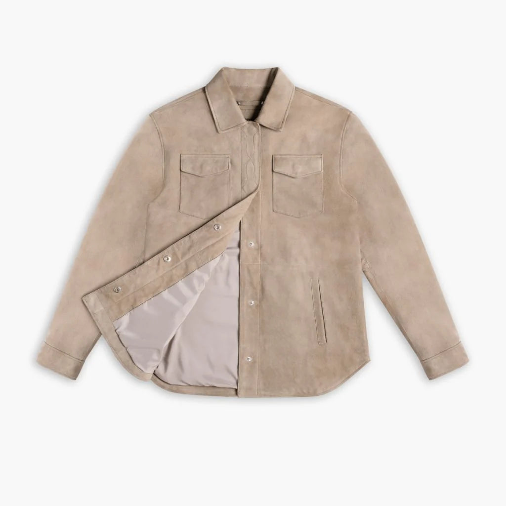 Dakota Shirt Jacket | Taupe