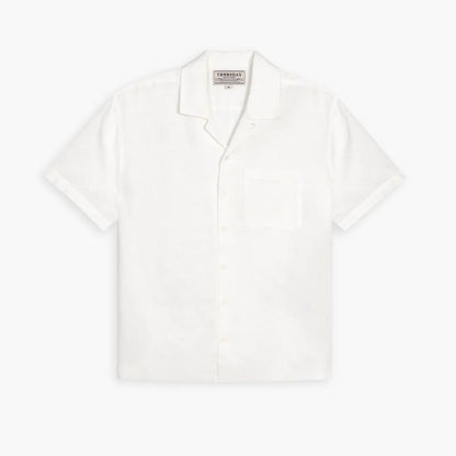 Linen Camp Shirt | White