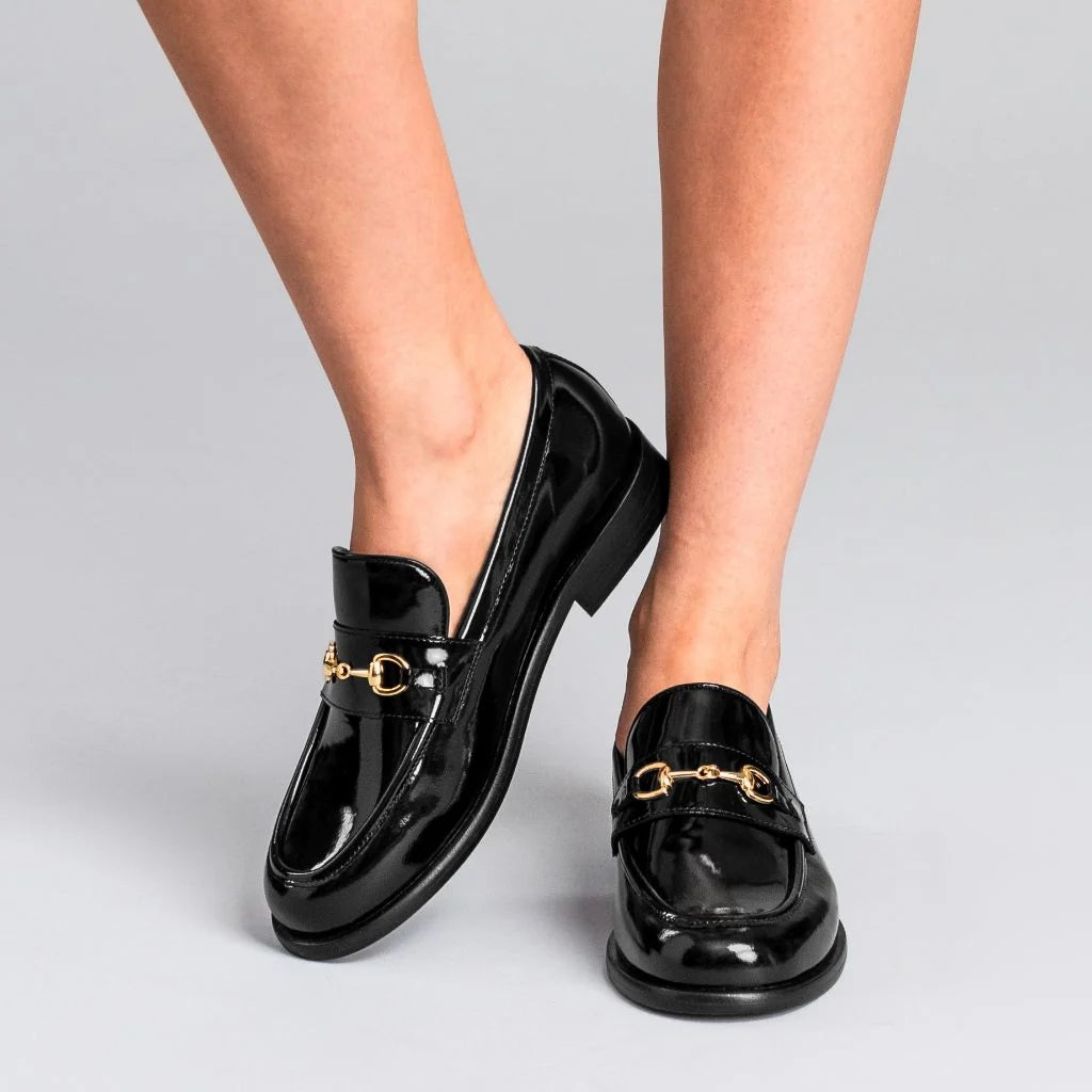 Dress Penny | Black & Gold