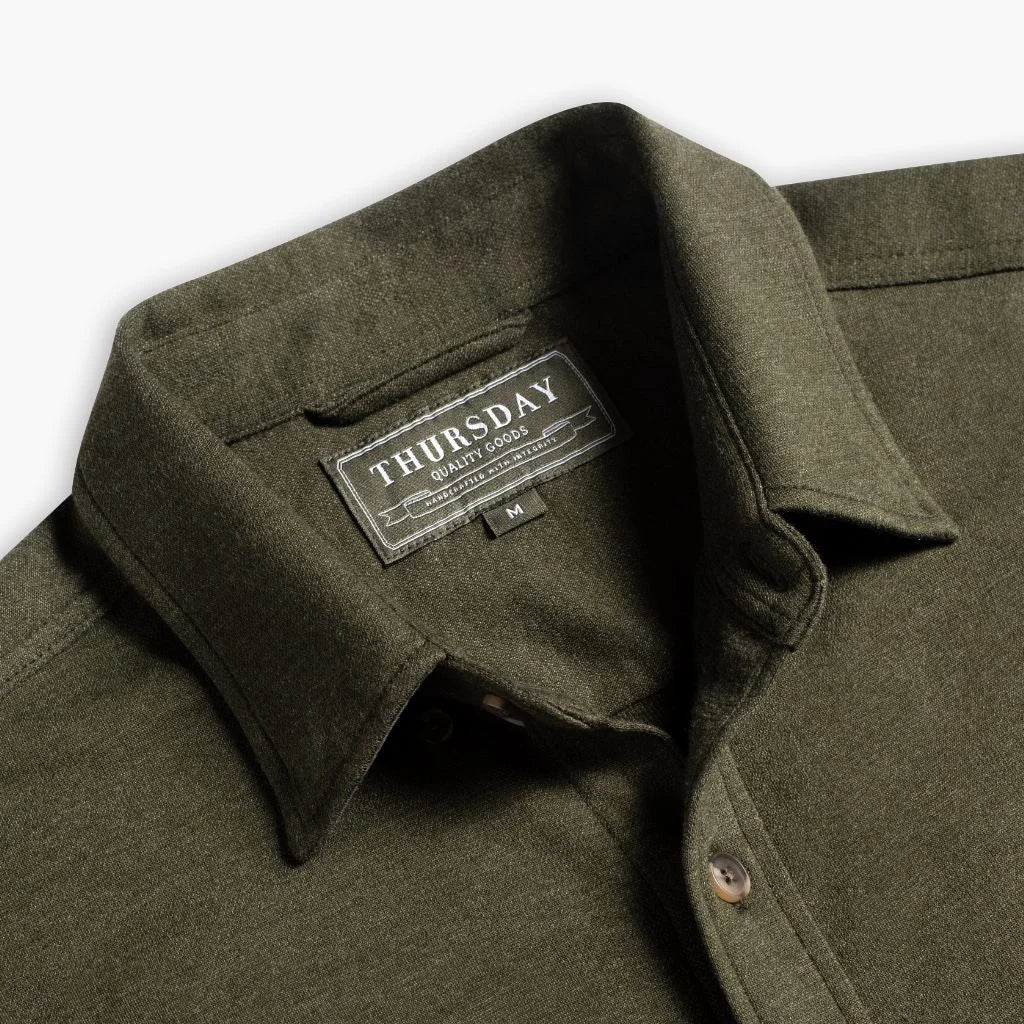 Everyday Button-Down Shirt | Olive (Two Pocket)