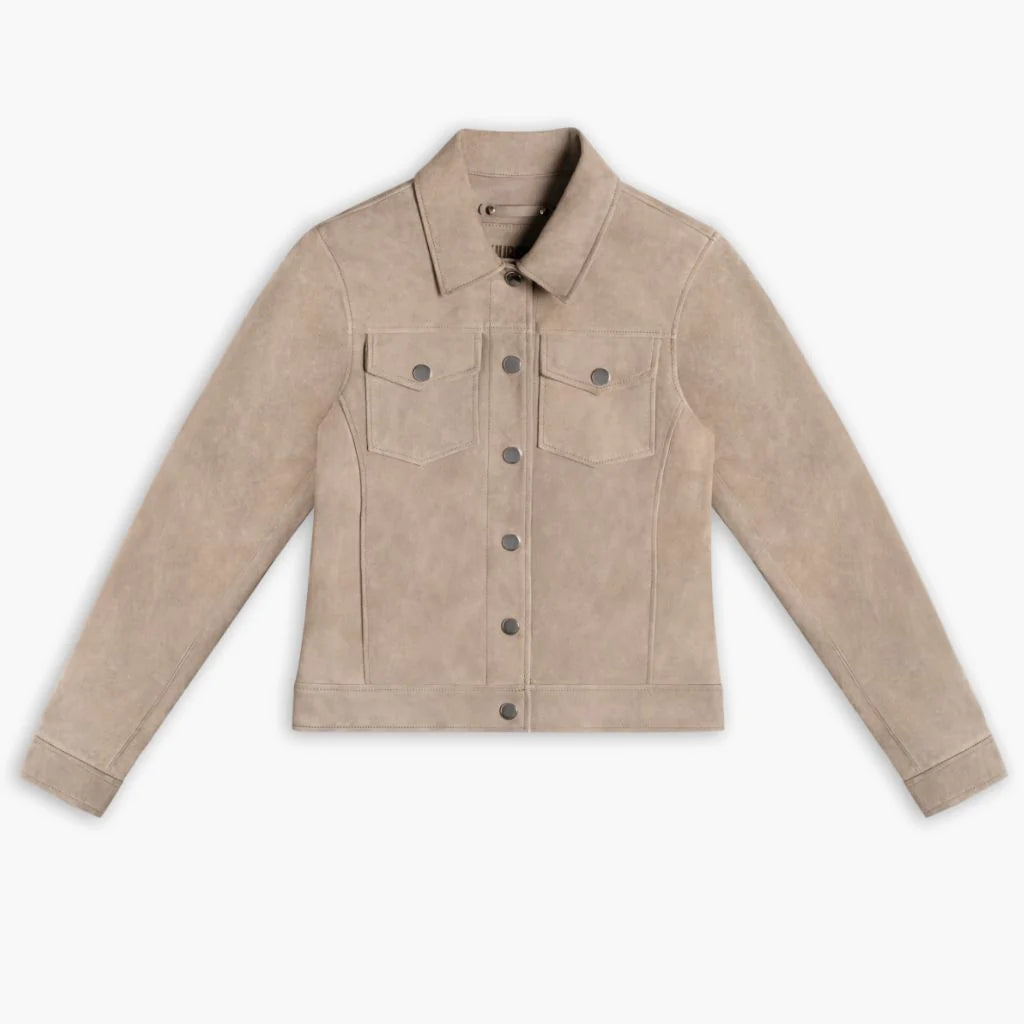 Suede Western Jacket | Taupe