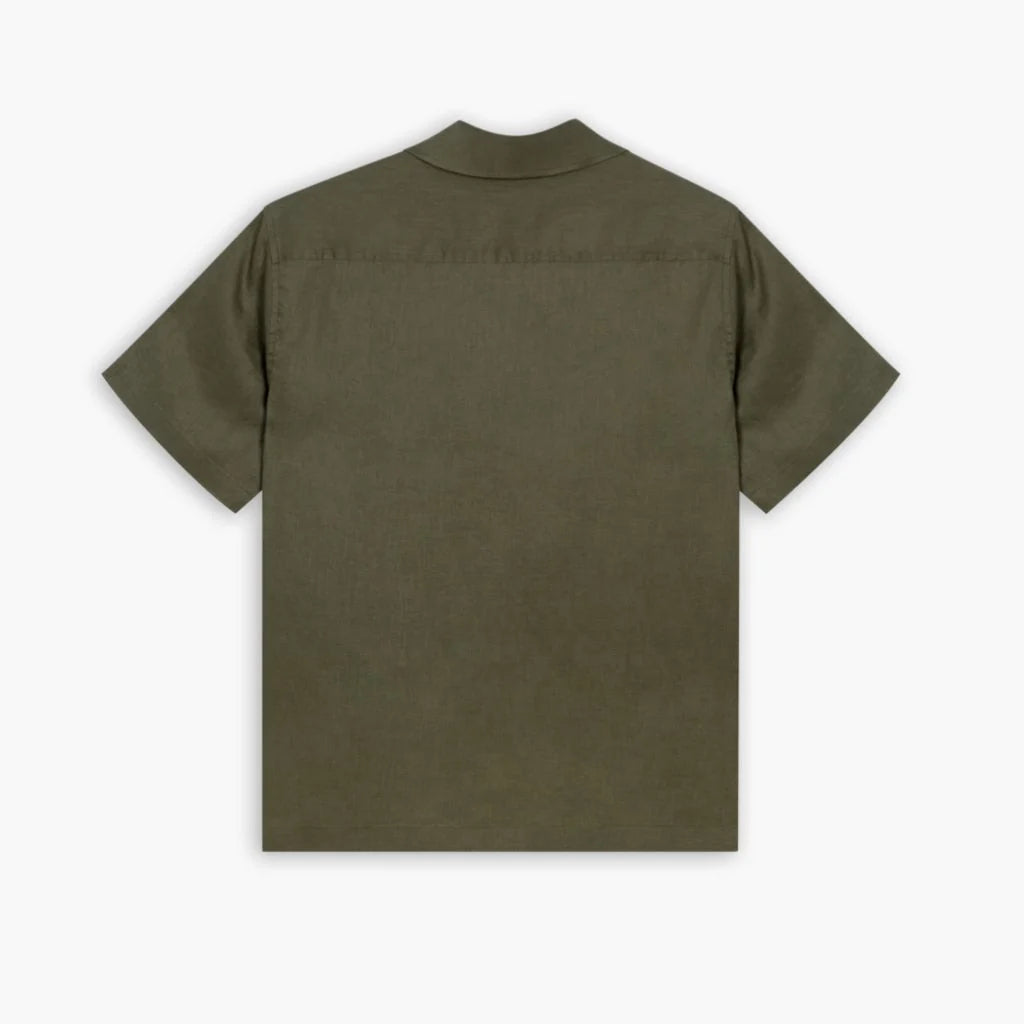 Linen Camp Shirt | Olive