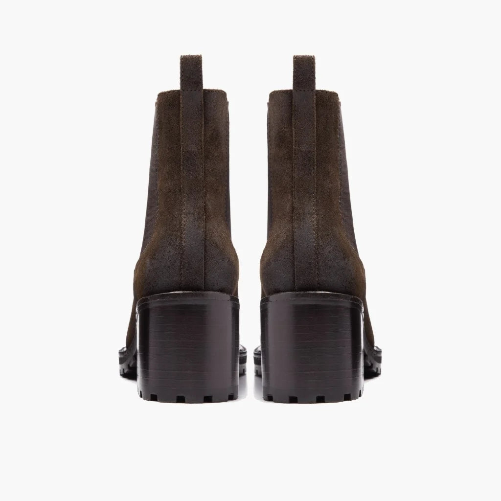 [W] Knockout | Dark Olive Suede