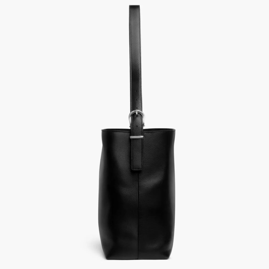 Bucket Bag | Black & Silver