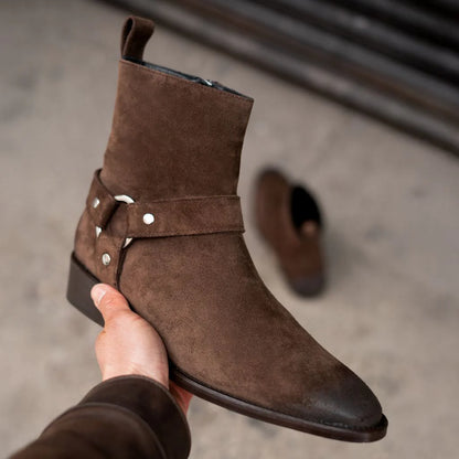 Harness | Dark Brown Suede